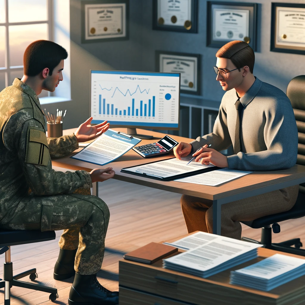 soldier refinancing a non-va loan to a va loan